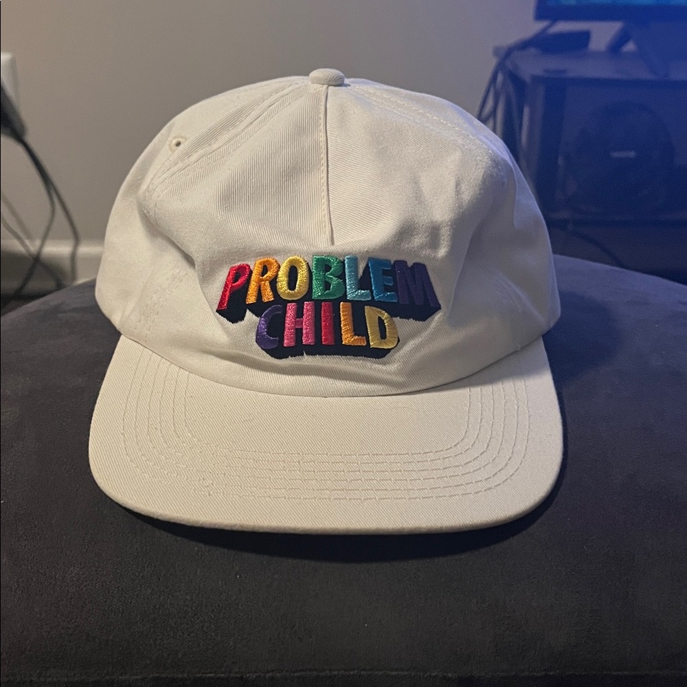 Golf Wang White 'Problem Child' Hat